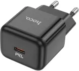 Сетевое зар./устр. Hoco N32 Glory Black 30W (PD+QC+AFC) USB-C универсальное черный Image