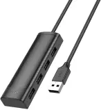 Разветвитель USB Hoco HB41 4порт. черный Image