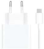 Сетевое зар./устр. Xiaomi 33W Charging Combo (Type-A) EU 33W 3A (PD) USB универсальное белый (BHR6039EU) Image