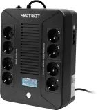 Источник бесперебойного питания Smartwatt SAFE PRO LCD 800 480Вт 480ВА черный Image