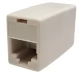 Адаптер Suprlan 10-0337 проходн.RJ45 кат.5E UTP бежевый Image