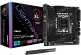 ASROCK B760I LIGHTNING WIFI, LGA1700, B760, 2*DDR5, 3*SATA, 2*M.2, 5*USB 3.2, Type-C, 1*PCIx16, 1xM.2 (Key E), HDMI+DP, mIATX Image