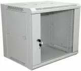 Шкаф коммутационный Rexant Pro (04-2201) настенный 9U 600x450мм пер.дв.стекл без задн.дв. 90кг серый Image