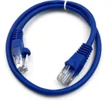 Патч-корд Buro UTP 4 пары cat5E CCA molded 0.25м голубой RJ-45 (m)-RJ-45 (m) Image