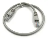 Патч-корд Buro UTP 4 пары cat5E CCA molded 0.25м серый RJ-45 (m)-RJ-45 (m) Image