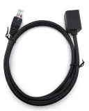 Патч-корд Buro BU-C5EXTND-1M-B UTP cat5E solid 1м черный RJ-45 (m)-RJ-45 (f) Image