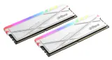 Dahua C600 DIMM 32GB (2x16GB) DDR5-6400 (PC5-51200) CL32, 1.4V RGB Heatsink, White Image