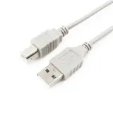 Кабель USB2.0 Cablexpert CC-USB2-AMBM-6-N, AM/BM, медь, Pro, 1.8м, серый, пакет Image