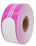 Рулон G&G браслеты для взрослых Adult Pink 35 mm/260 mm, цвет розовый, 100 шт в рулоне, клипсы в комплекте Image