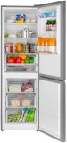 Холодильник Weissgauff WRK 185 Total NoFrost Inverter Inox 2-хкамерн. нержавеющая сталь Image