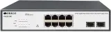 Коммутатор ORIGO Настраиваемый L2 PoE-коммутатор 8x1000Base-T PoE, 2x1000Base-X SFP, PoE-бюджет 120 Вт, комплект для установки в 19" стойку Image