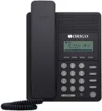 Телефон ORIGO IP-телефон с монохромным дисплеем 2.3”, 100Base-TX WAN PoE, 100Base-TX LAN, без адаптера питания Image