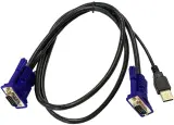 Кабель ORIGO Кабель KVM с разъемами VGA и USB, 1,8 м Image