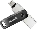 Флеш Диск Sandisk 64GB iXpand Go SDIX60N-064G-GN6NN USB3.0 черный/серебристый Image