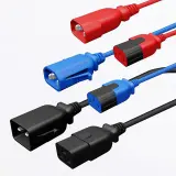 Шнур питания RakTek P-Lock RTPCL131410R C13-С14 проводник.:3x2.5мм2 1м красный Image