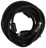 Кабель аудио-видео Buro HDMI (m)/HDMI (m) 5м. феррит.кольца позолоч.конт. черный (HDMI-V1.4-5MC) Image