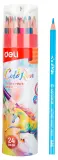 Карандаши цв. Deli EC00327 ColoRun трехгран. тополь 24цв. карт.тубус Image