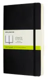 Блокнот Moleskine CLASSIC SOFT EXPENDED QP618EXP Large 130х210мм 400стр. нелинованный мягкая обложка черный Image