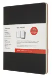 Блокнот Moleskine CAHIER SUBJECT CH4STNB02 XLarge обложка картон 160стр. линейка мягкая обложка черный/красный Image