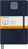 Блокнот Moleskine CLASSIC SOFT EXPENDED QP616EXPB20 Large 130х210мм 400стр. линейка мягкая обложка синий сапфир Image