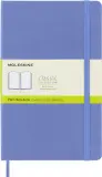 Блокнот Moleskine CLASSIC QP062B42 Large 130х210мм 240стр. нелинованный твердая обложка голубая гортензия Image