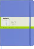 Блокнот Moleskine CLASSIC QP092B42 XLarge 190х250мм 192стр. нелинованный твердая обложка голубая гортензия Image