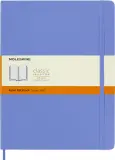 Блокнот Moleskine CLASSIC SOFT QP621B42 XLarge 190х250мм 192стр. линейка мягкая обложка голубая гортензия Image