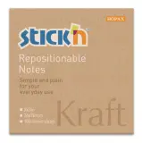 Блок самоклеящийся бумажный Stick`n 21639 76x76мм 100лист. 62г/м2 Kraft Notes Image