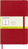 Блокнот Moleskine CLASSIC QP062R Large 130х210мм 240стр. нелинованный твердая обложка красный Image