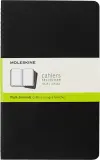 Блокнот Moleskine CAHIER JOURNAL QP318 Large 130х210мм обложка картон 80стр. нелинованный черный (3шт) Image