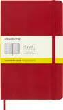 Блокнот Moleskine CLASSIC QP061R Large 130х210мм 240стр. клетка твердая обложка красный Image