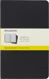 Блокнот Moleskine CAHIER JOURNAL QP317 Large 130х210мм обложка картон 80стр. клетка черный (3шт) Image