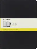 Блокнот Moleskine CAHIER JOURNAL QP322 XLarge 190х250мм обложка картон 120стр. клетка черный (3шт) Image