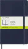 Блокнот Moleskine CLASSIC SOFT QP618B20 Large 130х210мм 192стр. нелинованный мягкая обложка синий сапфир Image