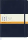 Блокнот Moleskine CLASSIC SOFT QP621B20 XLarge 190х250мм 192стр. линейка мягкая обложка синий сапфир Image