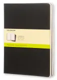 Блокнот Moleskine CAHIER JOURNAL QP323 XLarge 190х250мм обложка картон 120стр. нелинованный черный (3шт) Image