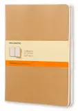 Блокнот Moleskine CAHIER JOURNAL QP421 XLarge 190х250мм обложка картон 120стр. линейка бежевый (3шт) Image