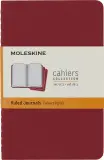 Блокнот Moleskine CAHIER JOURNAL CH111 Pocket 90x140мм обложка картон 64стр. линейка клюквенный (3шт) Image