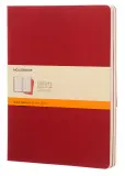 Блокнот Moleskine CAHIER JOURNAL CH121 XLarge 190х250мм обложка картон 120стр. линейка клюквенный (3шт) Image