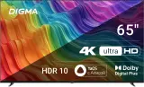 Телевизор LED Digma 65" DM-LED65UBB33 Яндекс.ТВ Frameless черный 4K Ultra HD 60Hz DVB-T DVB-T2 DVB-C DVB-S DVB-S2 USB WiFi Smart TV Image