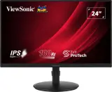 Монитор ViewSonic 23.8" VA2408-HDJ черный IPS LED 5ms 16:9 HDMI матовая HAS Piv 1000:1 250cd 178гр/178гр 1920x1080 100Hz VGA DP FHD 5.2кг Image