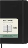 Еженедельник Moleskine CLASSIC WKLY VERTICAL Pocket 90x140мм 144стр. черный Image