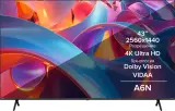 Телевизор LED Hisense 43" 43A6N Frameless черный 4K Ultra HD 60Hz DVB-T DVB-T2 DVB-C DVB-S DVB-S2 USB WiFi Smart TV Image