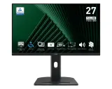 Монитор MSI PRO MP275QPDG 27" 16:9 WQHD(2560x1440) IPS Flat, WebCam FHD, 1ms(MPRT), 1300:1,100M:1,250nit,178/178,2xHDMI,DP,USB-C,USB-B, 4xUSB-A,RJ-45,Speaker,Tilt,Swivel,Height,Pivot 100HZ,Black,1y war-ty Image