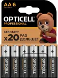 Батарея Opticell Professional LR6 AA (6шт) блистер Image