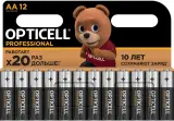 Батарея Opticell Professional LR6 AA (12шт) блистер Image