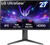 Монитор LG 27" UltraGear 27GS65F-B черный IPS LED 16:9 HDMI матовая HAS 400cd 178гр/178гр 1920x1080 180Hz FreeSync DP FHD 7.2кг Image