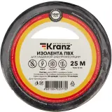 Изолента Kranz KR-09-2106 ш.15мм 25м черный (упак.:1шт) Image