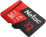 Носитель информации Netac P500 Extreme PRO 32GB MicroSDHC V10/A1/C10 up to 100MB/s, retail pack card only Image