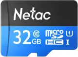 Носитель информации Netac P500 Standard 32GB MicroSDHC U1/C10 up to 90MB/s, retail pack with SD Adapter Image